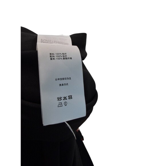 Diane Von Furstenberg SELENA Red & Black Print Chiffon Maxi Dress $588 Size 12 - Picture 9 of 11